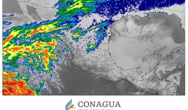 Debido a la masa de aire ártico se prevé evento de Norte muy fuerte en el litoral del golfo de México e istmo y golfo de Tehuantepec