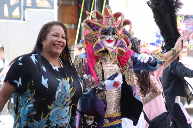 Impulsa Gabriela Chumacero preservación del patrimonio cultural con presentación de Huehues de Analco