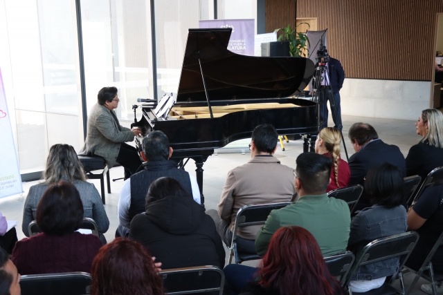 Realizan en el Congreso recital de piano “Cartografías de la Memoria”