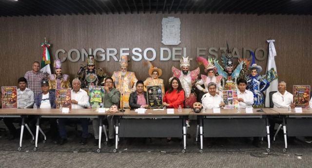 Desde el Congreso del Estado, promueven Carnaval de San Agustín Tlaxco