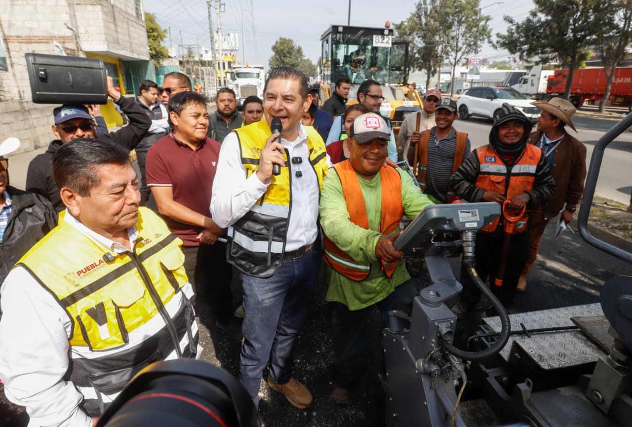 Gobierno Estatal transforma carretera Puebla – Tlaxcala; registra 40 por ciento de avance