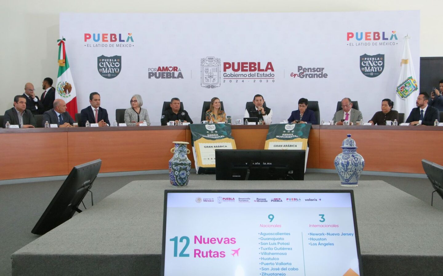 Con 12 nuevas rutas aéreas, Puebla impulsa desarrollo, economía y turismo