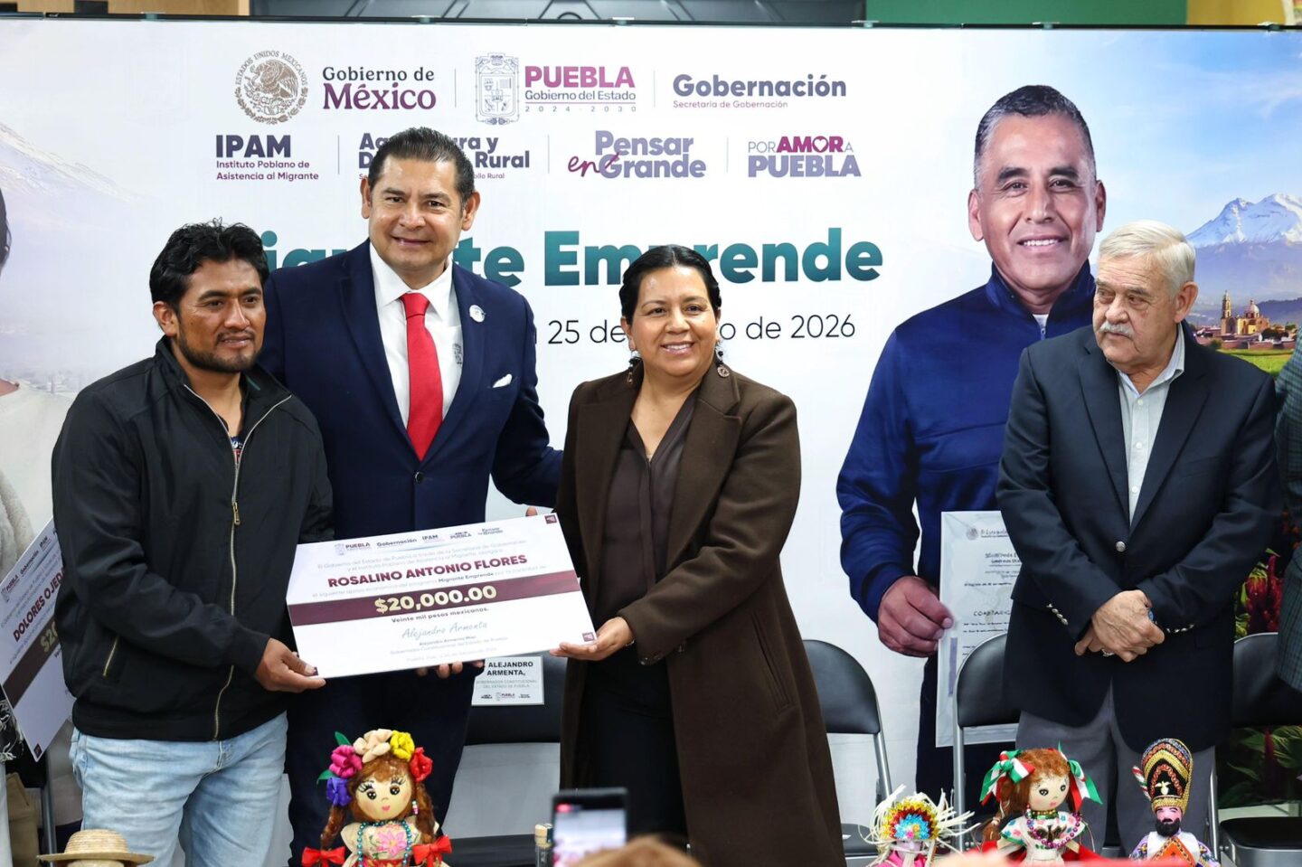 Del retorno al emprendimiento, Gobierno del Estatal fortalece a familias migrantes