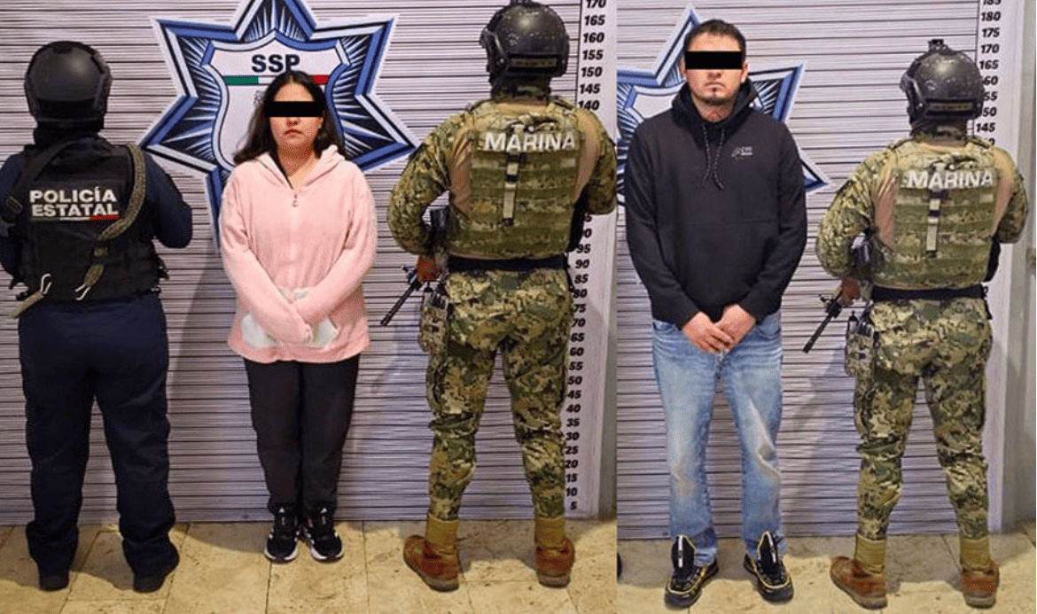 Detienen fuerzas de seguridad a mujer y hombre generadores de violencia