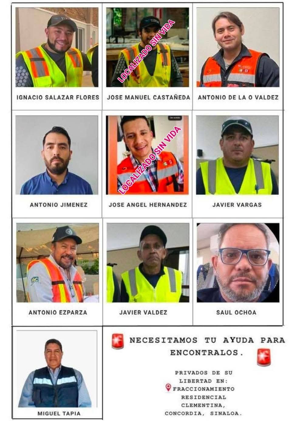 FGR confirma hallazgo de 10 cuerpos en fosa clandestina durante búsqueda de mineros desaparecidos en Sinaloa