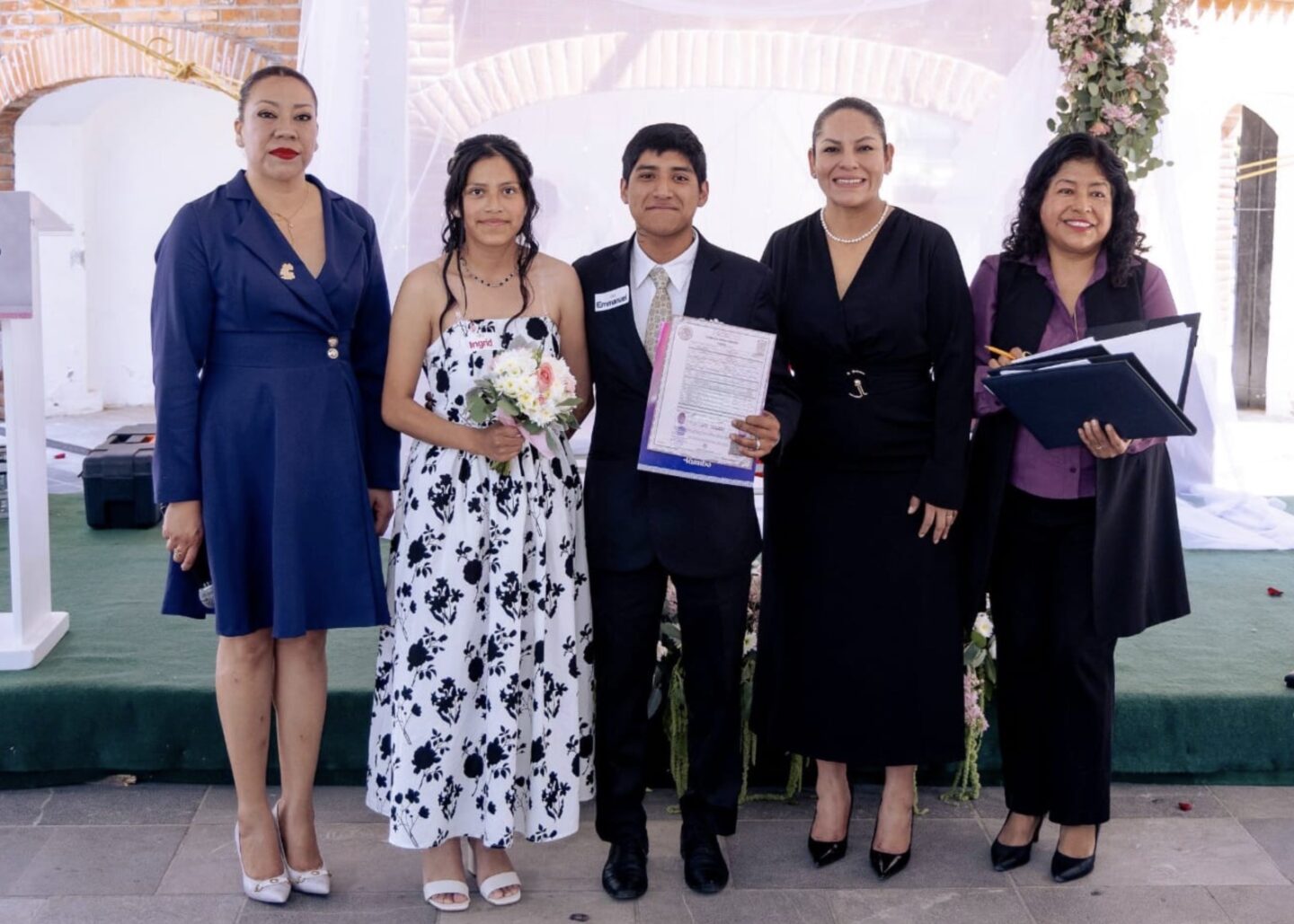 Brinda Lupita Cuautle Certeza Jurídica a familias sanandreseñas con Bodas Gratuitas