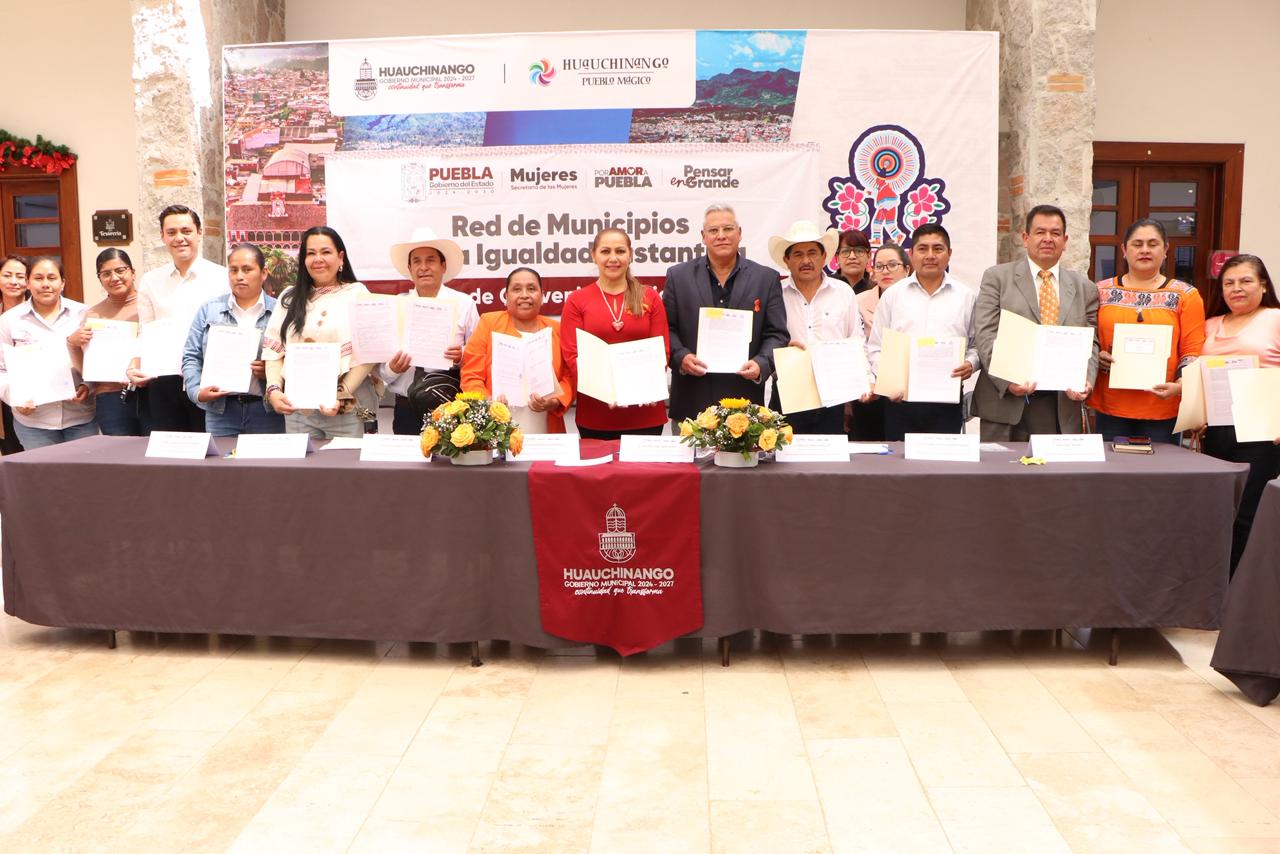 Puebla refuerza estrategias con Municipios por la igualdad sustantiva