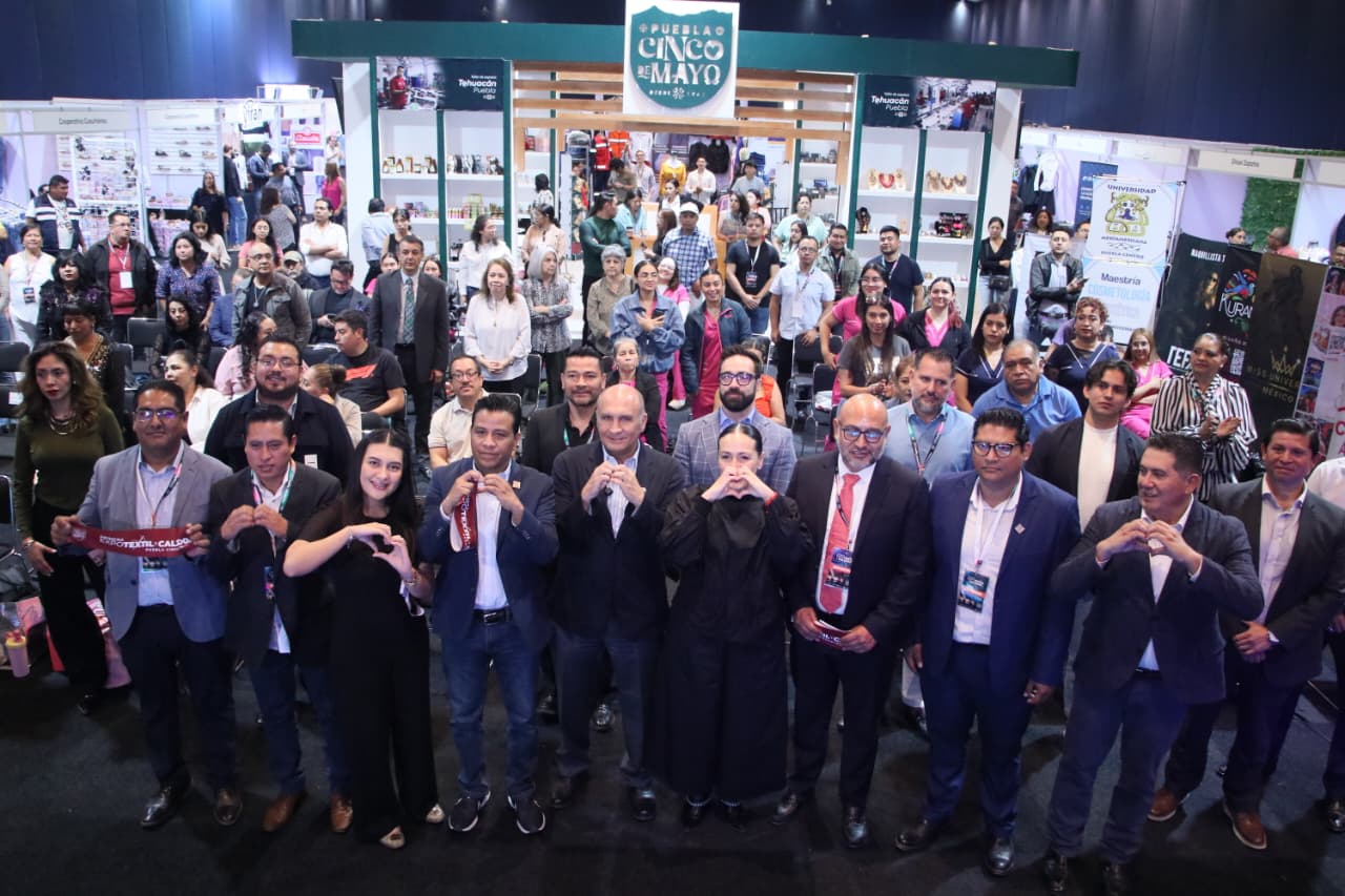 Impulsa Puebla industria con Primera Expo Textil y Calzado 2026
