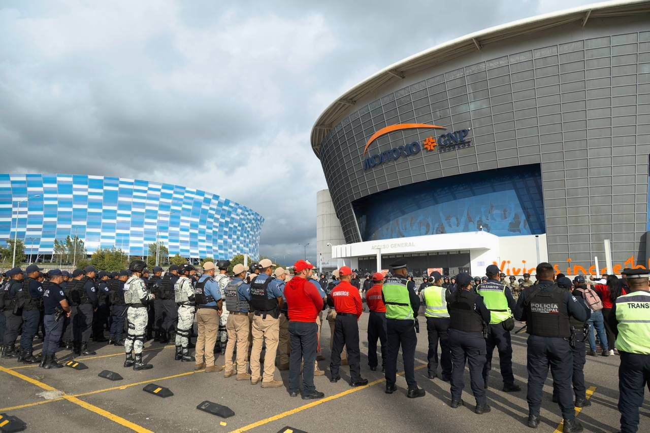 Fuerzas de seguridad coordinan operativo ante eventos deportivos y musicales