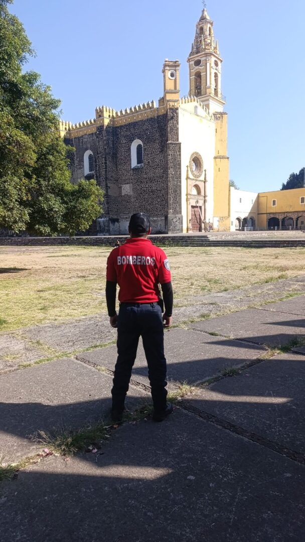 Saldo blanco en San Pedro Cholula tras sismo de este domingo 8 de febrero