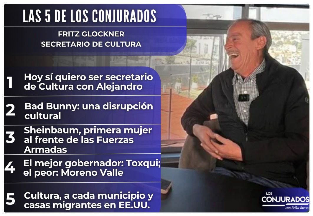 Las 5 de Los Conjurados con Fritz Glockner