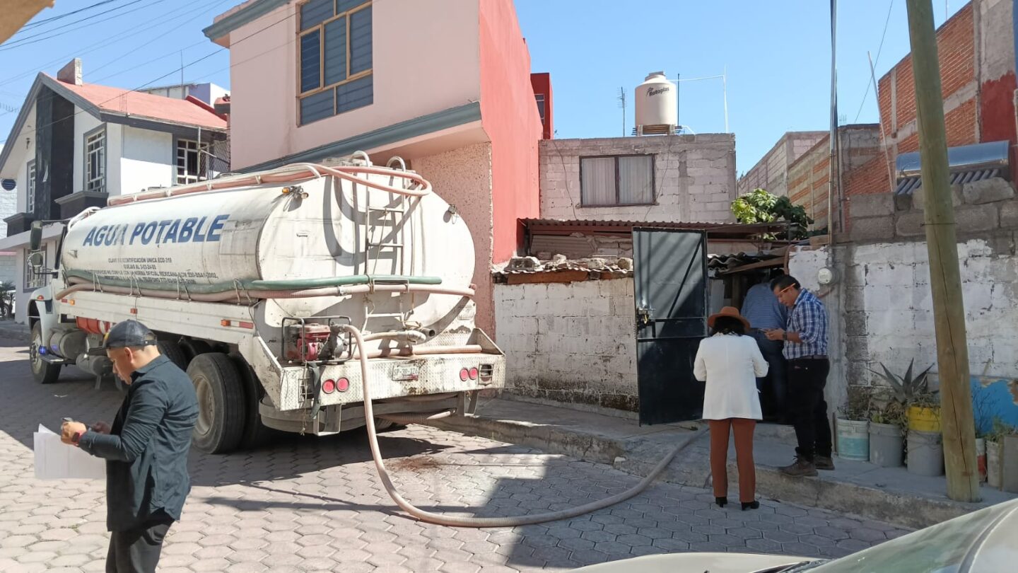 San Andrés Cholula acompaña a vecinos de Concepción Guadalupe por fallas en servicio de agua