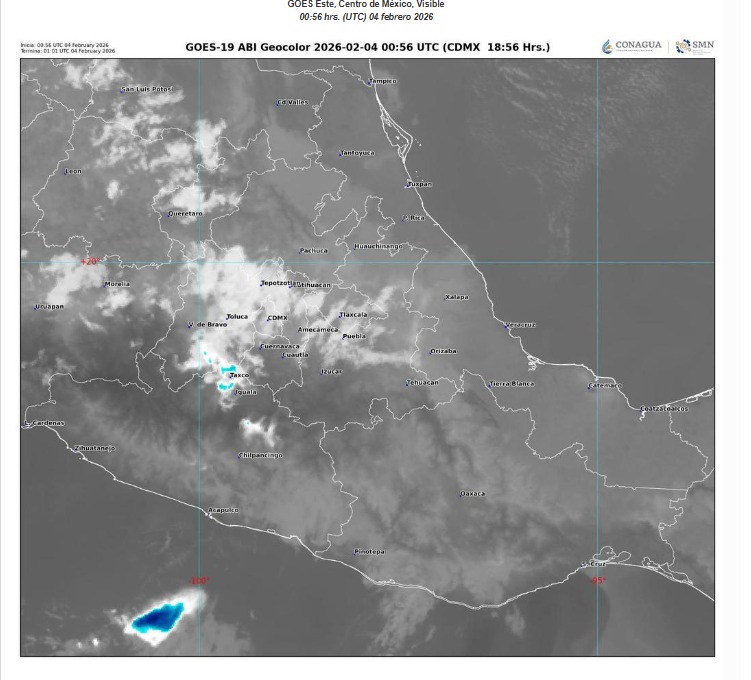 Gobierno de Puebla mantiene monitoreo ante Frente Frío No. 33