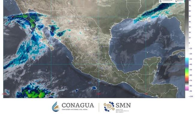 Se pronostican lluvias fuertes en regiones de San Luis Potosí, Querétaro, Hidalgo, Puebla, Veracruz, Oaxaca y Guerrero
