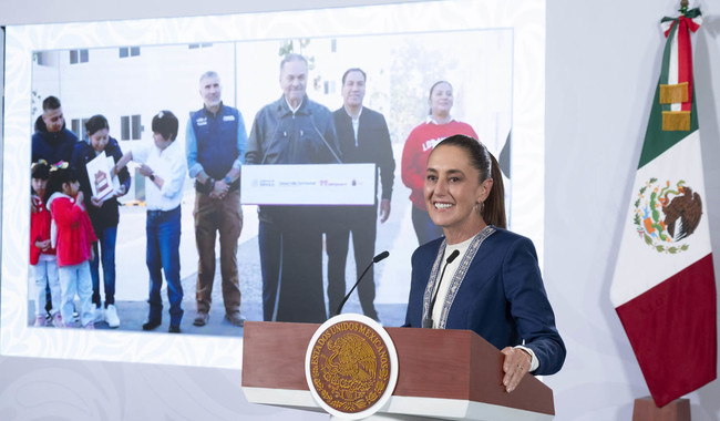Avanza meta nacional de 1.8 millones de viviendas del programa Vivienda para el Bienestar: Presidenta encabeza entrega en Chiapas