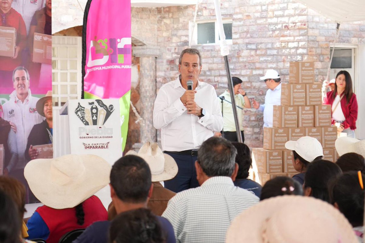 Refuerza Pepe Chedraui seguridad alimentaria con más de 2 mil despensas en Santo Tomás Chautla