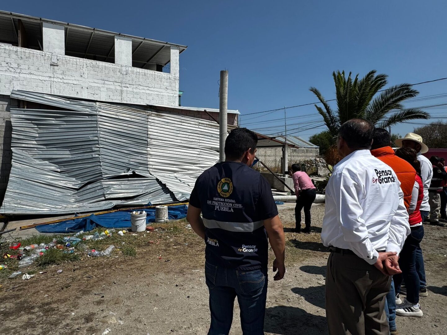 Tras granizada en Tlacotepec, respuesta inmediata, apoyo a familias y rescate al campo