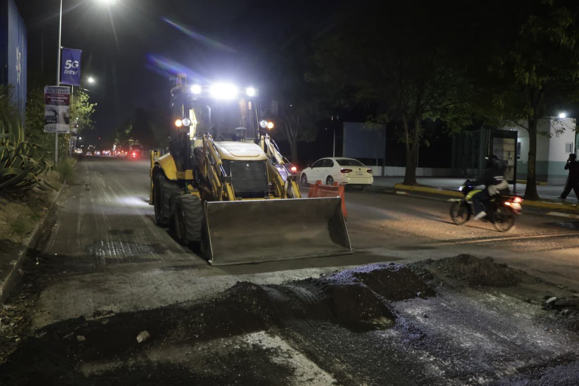 Rehabilitación nocturna de Prolongación Reforma mejora calles y movilidad: Armenta Mier
