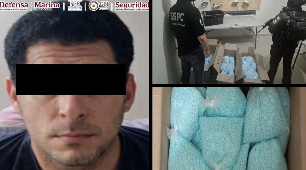 Operativo conjunto México-EE.UU. permite decomiso de 270 kilos de fentanilo en Colima