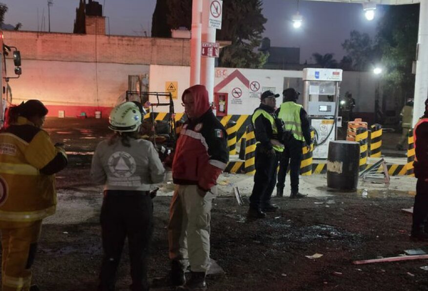 Explosión en gasera de Chalco provoca incendio y deja al menos un lesionado