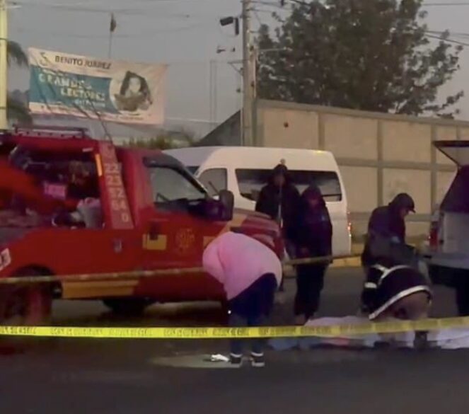 Trágico accidente en avenida Alfredo Toxqui deja un muerto y un presunto fallecido