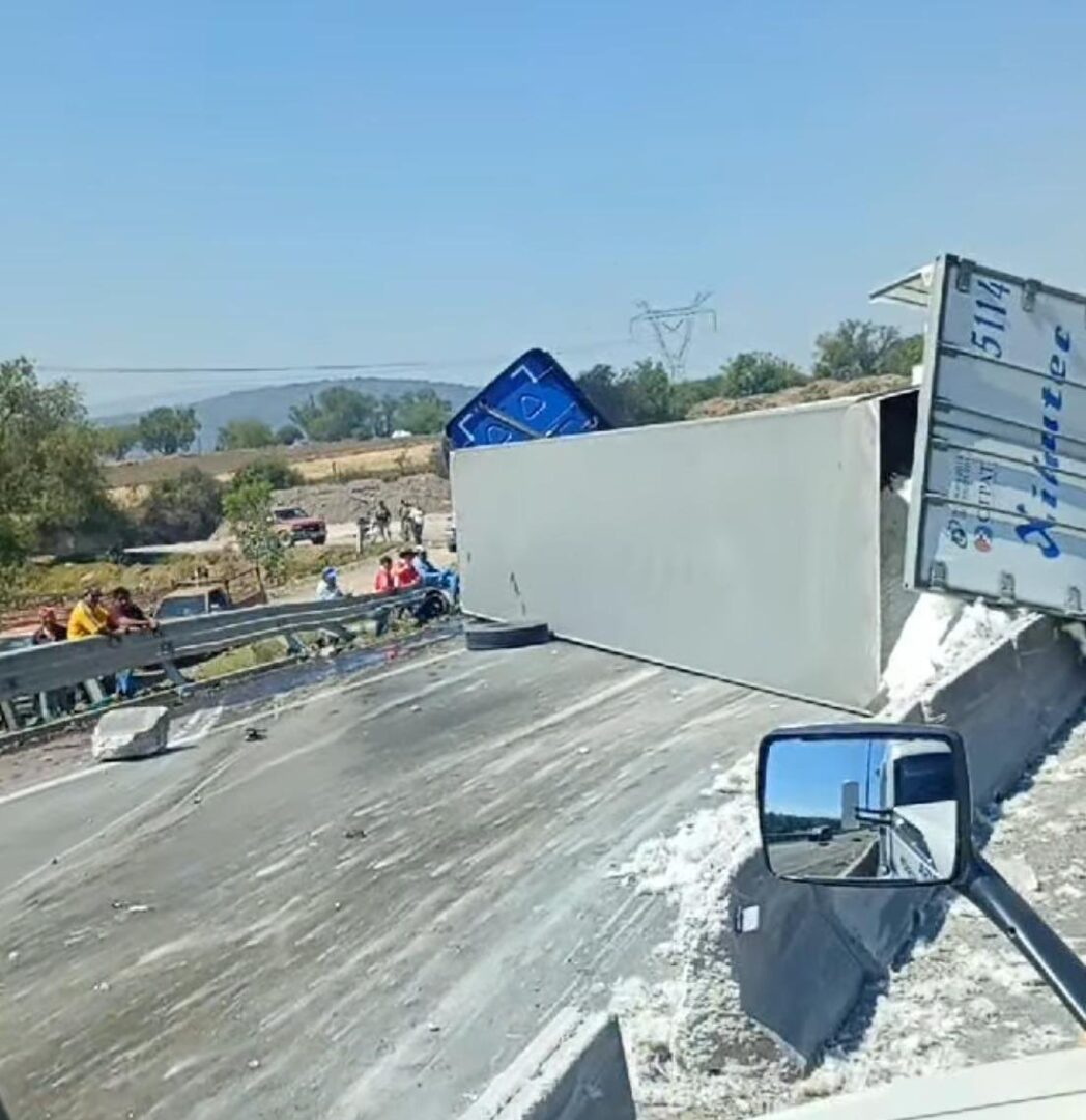 Accidente en el Arco Norte provoca colapso vial y deja un lesionado