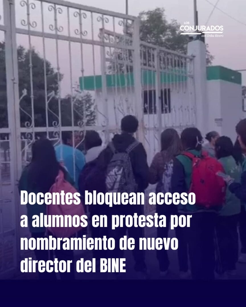 Docentes toman el BINE en protesta por “imposición” de nuevos directores