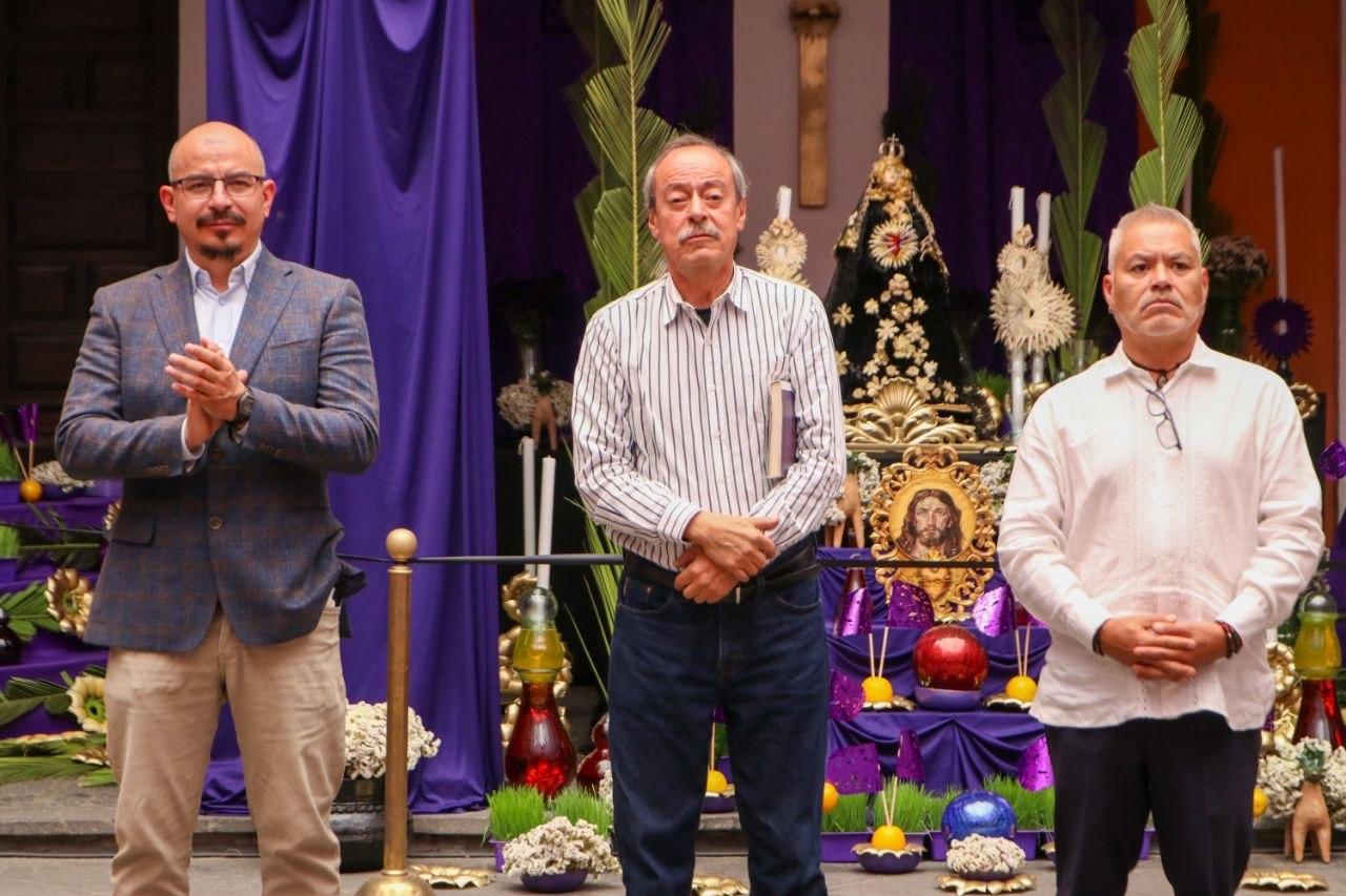 Secretaría de Arte y Cultura instala Altar de Dolores en Centro Histórico