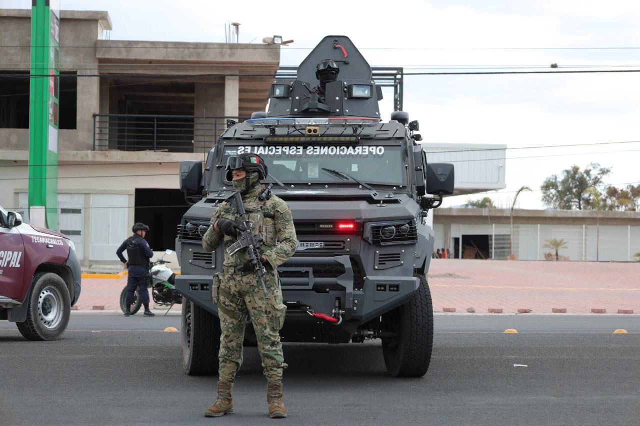Tres órdenes de gobierno refuerzan seguridad en Tecamachalco