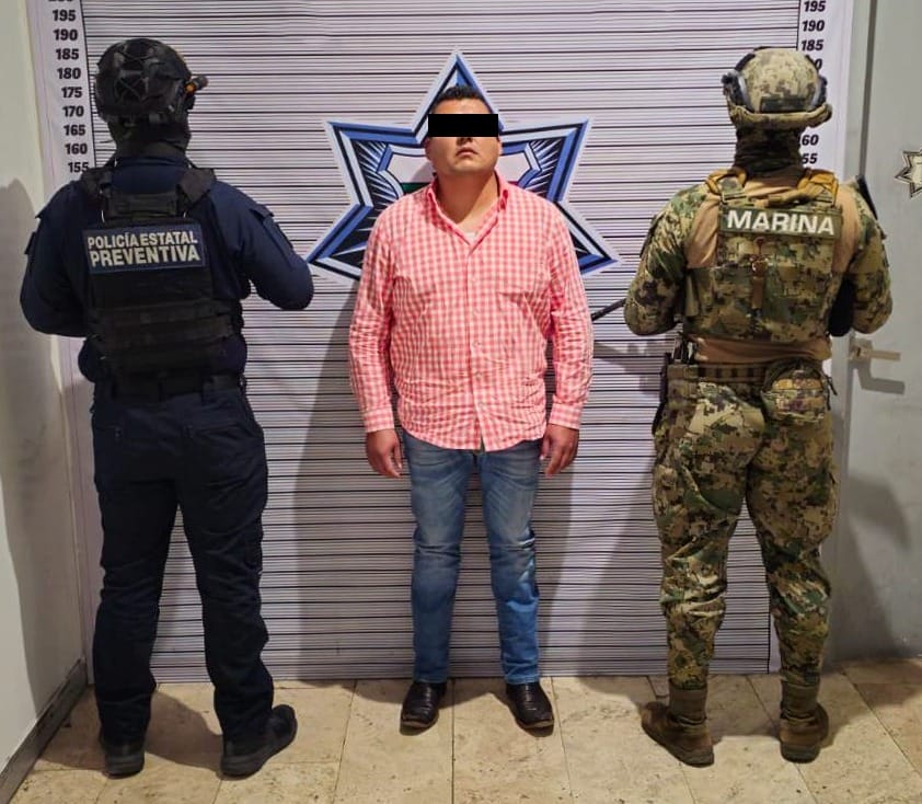 Detiene fuerzas de seguridad a “El Charro” presunto operador de grupo delincuencial