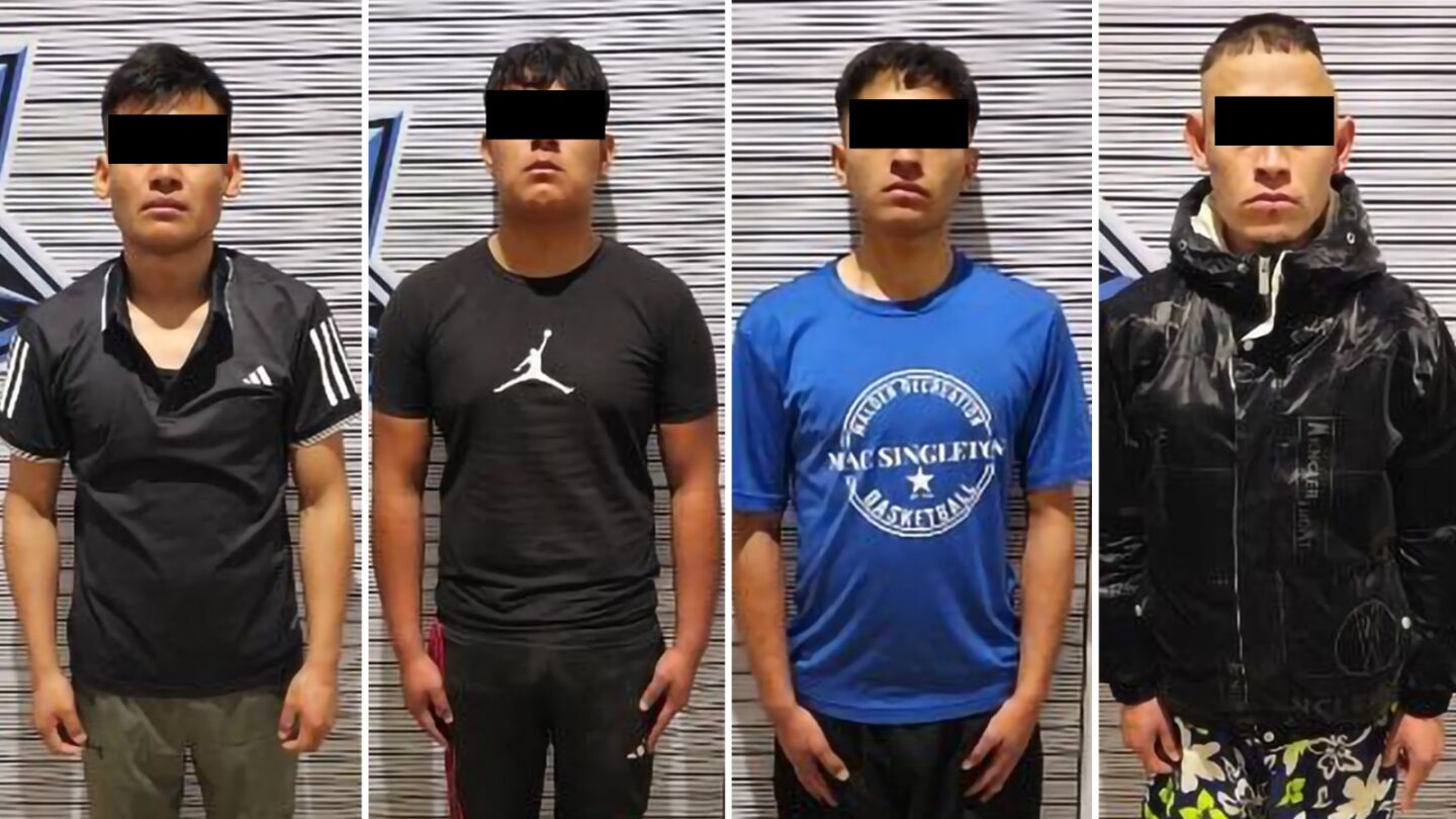 Detienen SSP y SEMAR a cuatro hombres vinculados con actividades ilícitas en mercados