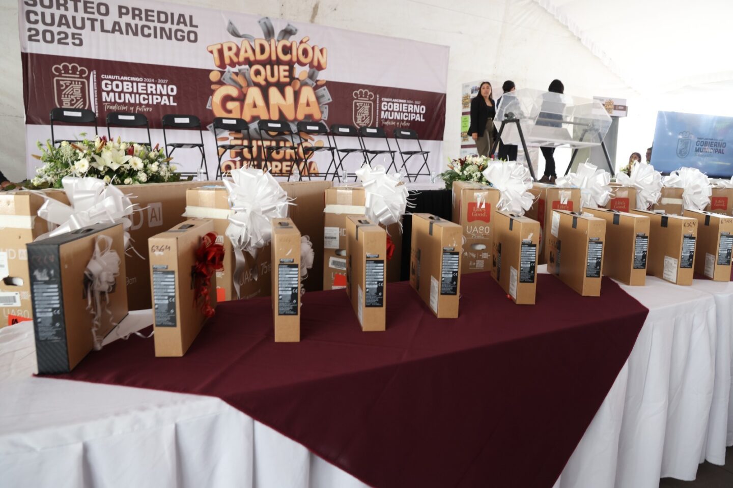 Gobierno de Cuautlancingo reconoce a contribuyentes cumplidos con Sorteo Predial