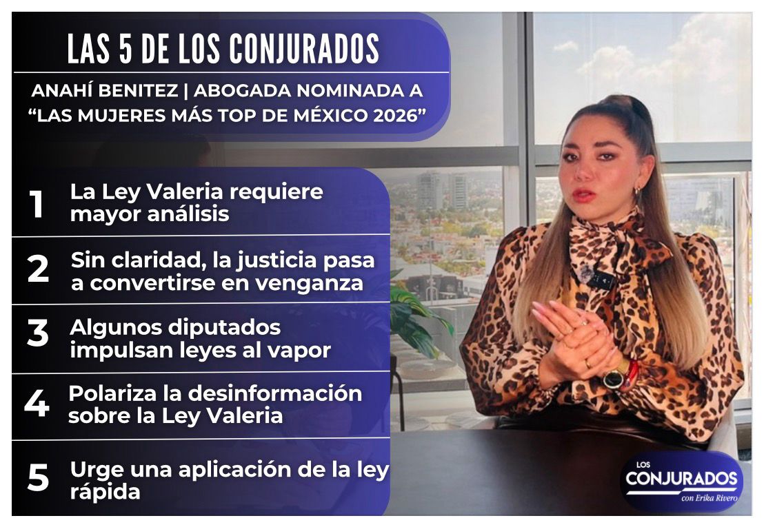 Las 5 de Los Conjurados con Anahí Benítez
