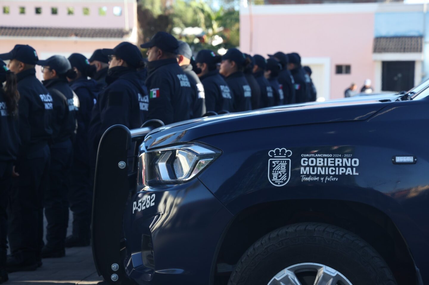 Premia federación a Cuautlancingo en seguridad pública