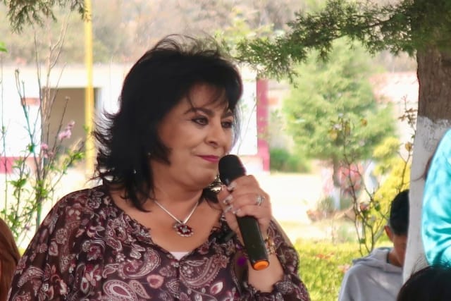 Diputada Guadalupe Yamak participa en foro conmemorativo por el Día Internacional de la Mujer en COBAEP Coltzingo 