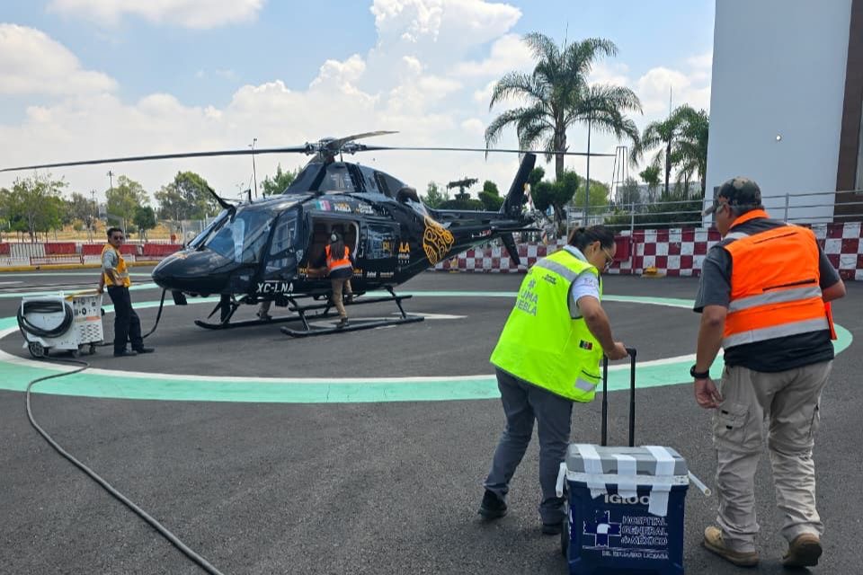 Puebla lleva esperanza a la CDMX con trasladado exitoso de hígado