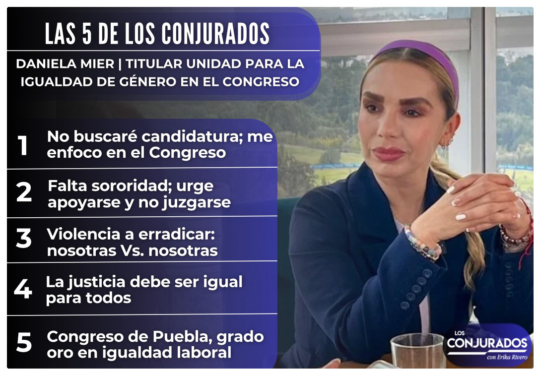 Las 5 de Los Conjurados con Daniela Mier