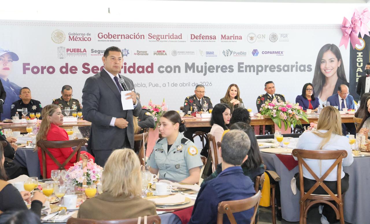 Consolida Puebla alianza con mujeres empresarias para reforzar seguridad y bienestar