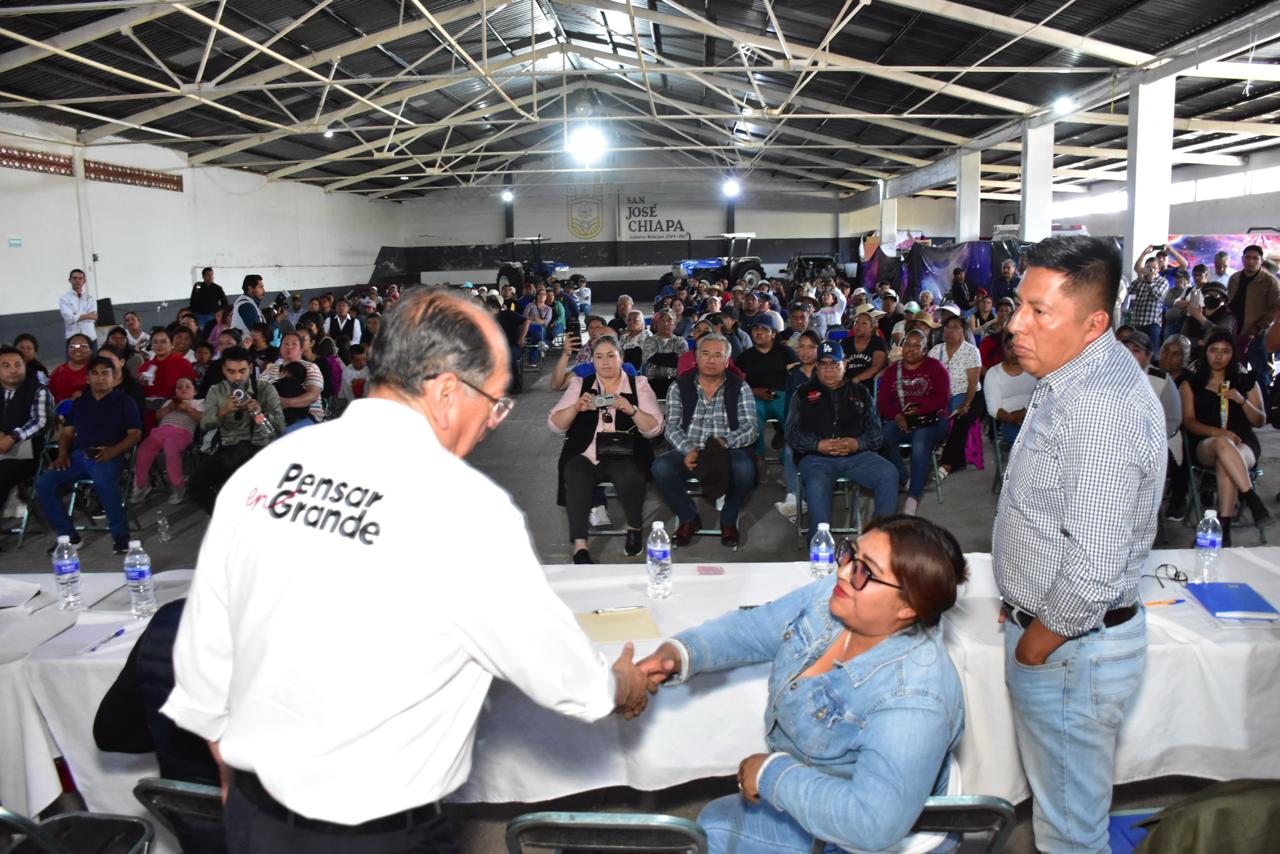 Gobierno Estatal privilegia diálogo y escucha en San José Chiapa