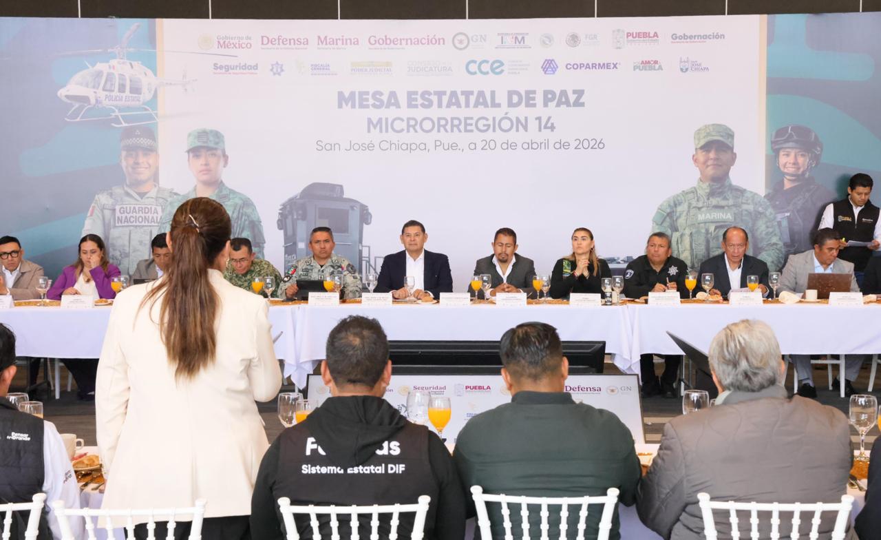 En coordinación, órdenes de Gobierno y Fuerzas Armadas fortalecen seguridad en Microrregión 14