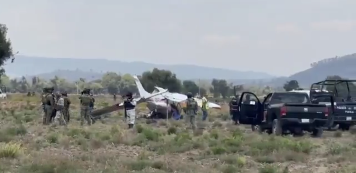 Cuatro muertos tras desplome de avioneta en Huejotzingo