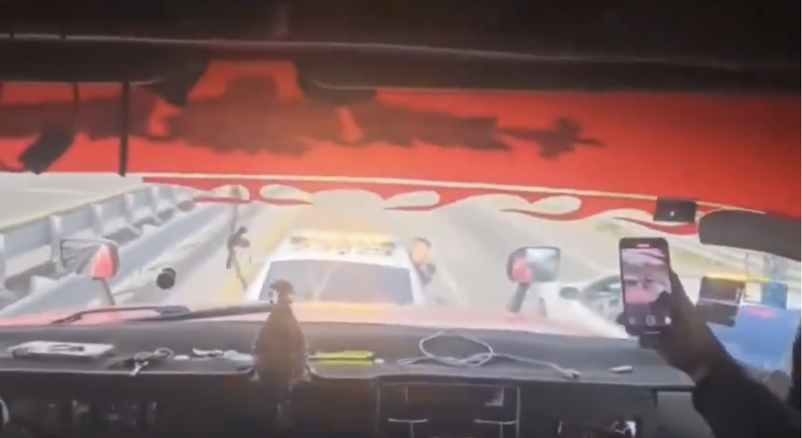 Denuncian abuso de la Guardia Nacional en autopista Puebla-Orizaba; hay un joven herido de bala