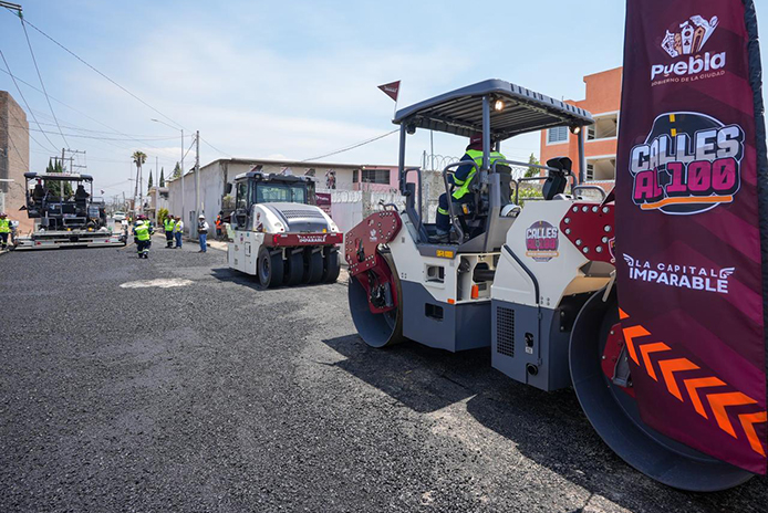 Presenta Pepe Chedraui Tren Capitalino de Pavimentación