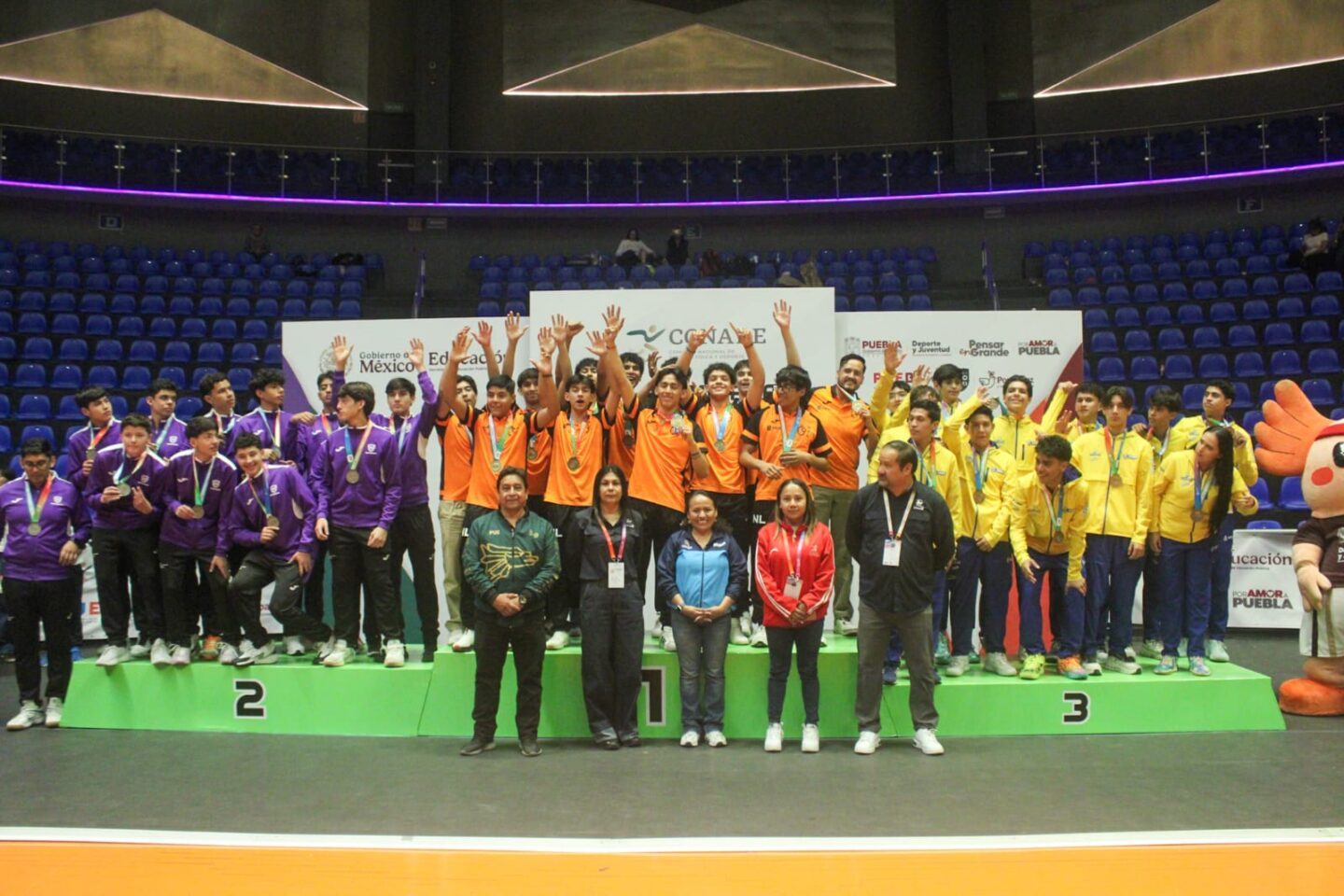 Nuevo León conquista voleibol de sala en la Olimpiada Nacional CONADE 2026