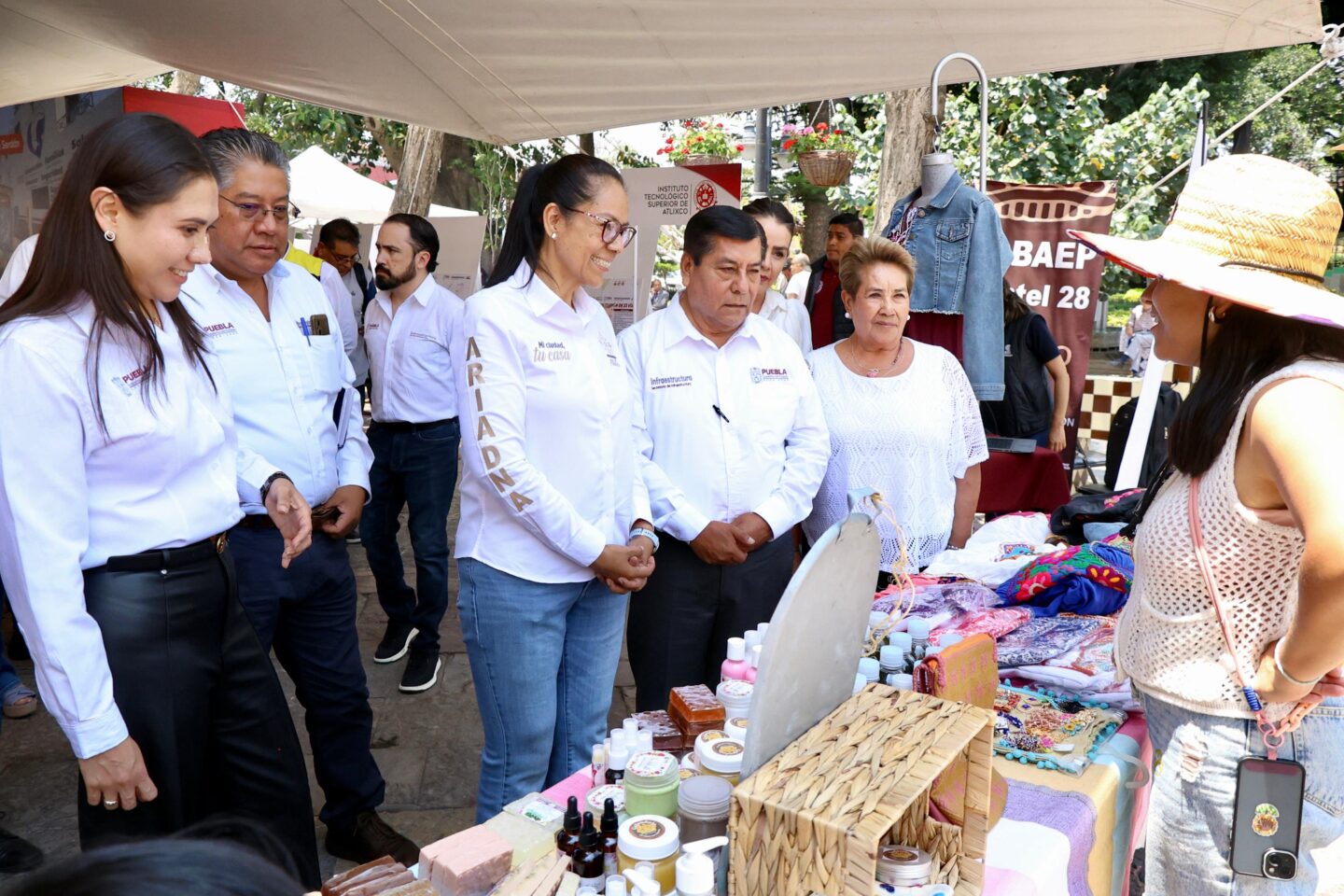 Impulsa Gobierno del Estado obra pública en región de Atlixco