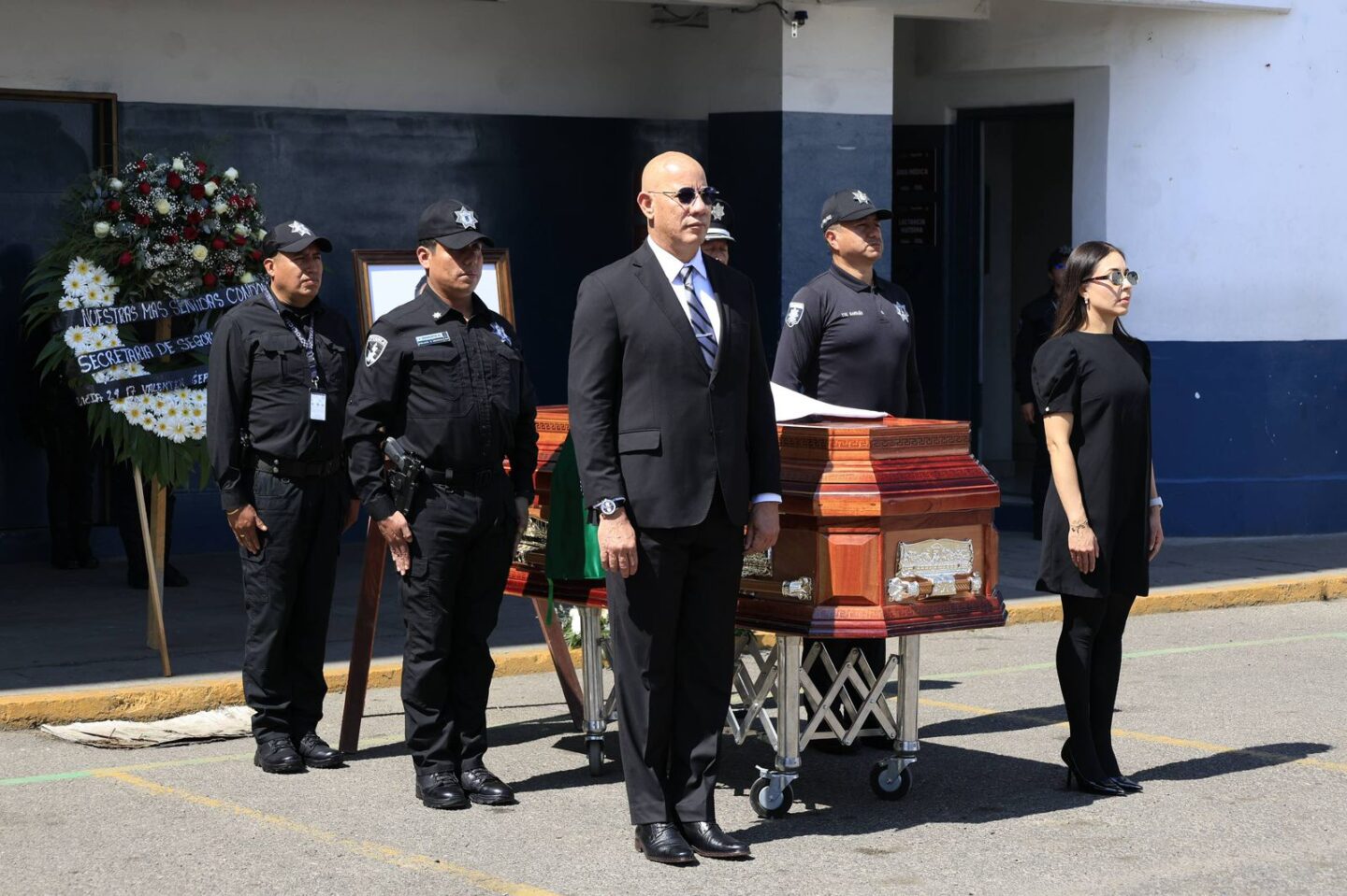 Con honor y respeto, despide SSP a policía fallecido en cumplimiento del deber