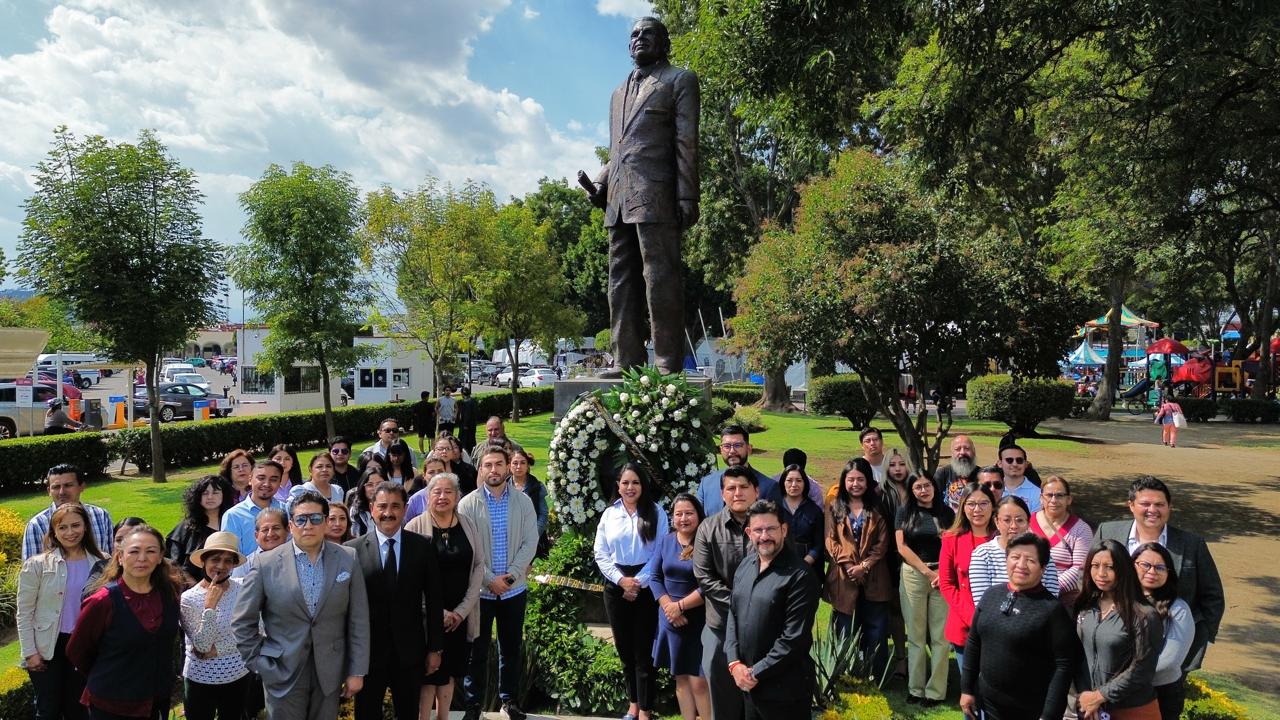 Rinden homenaje en memoria del Dr. Alfredo Toxqui Fernández de Lara en Cholula