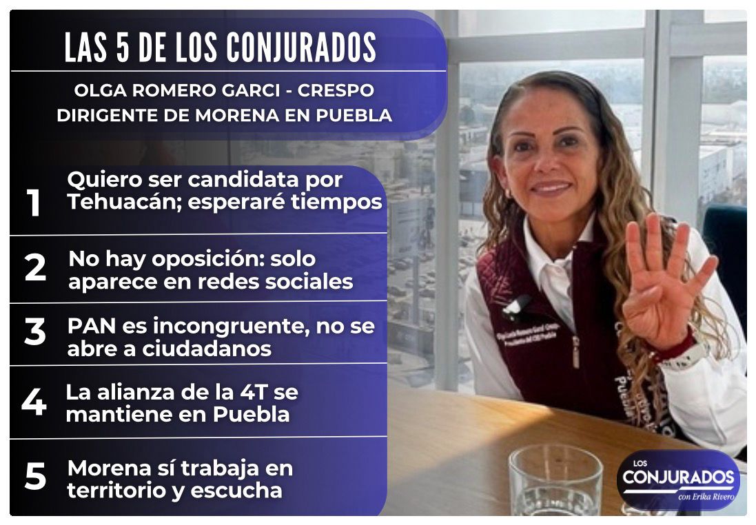 Las 5 de Los Conjurados con Olga Romero Garci – Crespo 