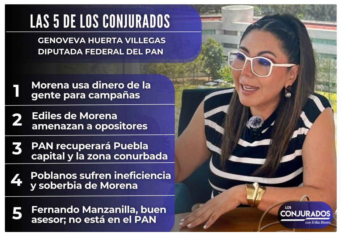 Las 5 de Los Conjurados con Genoveva Huerta