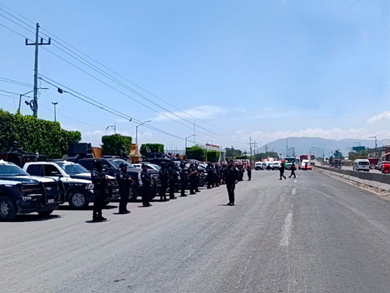 Por aire y tierra, se refuerza la vigilancia en carretera federal Puebla-Tehuacán 